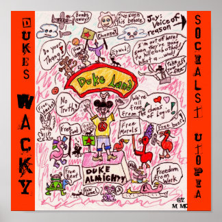 Poster Utopia according to Duke