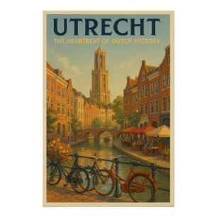 Pôster UTRECHT – O Coração da História Holandesa