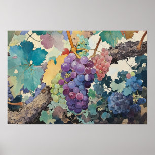 Poster Uvas na Videira