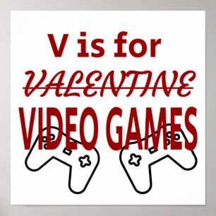 Poster V é para o namorado de videogame