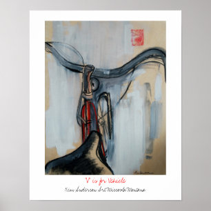 Pôster V é para o veículo