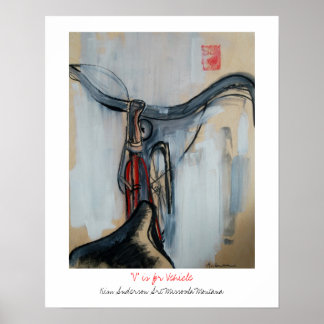 Pôster V é para o veículo