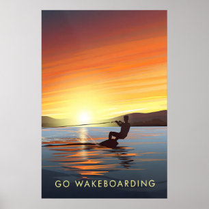 Poster Vá Acordar Viagem Cartaz de Viagem