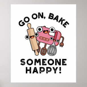 Poster Vá Ao Assar Alguém Feliz, Fundinho, Ferramentas De
