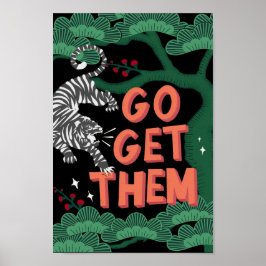 Poster Vá Buscá-Los Japão, Tiger Positivity Incentive