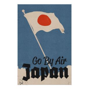 Pôster Vá De Avião Japão