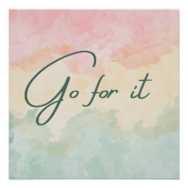 Pôster Vá em frente