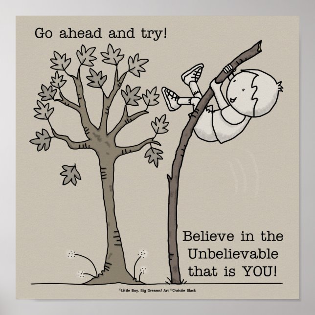 Poster Vá em frente e tente (Frente)