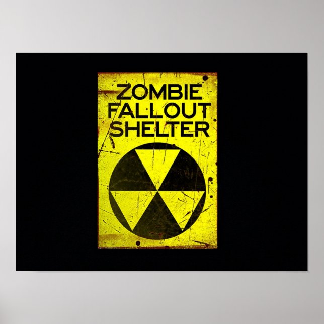 Pôster Vá Para O Abrigo! (Frente)