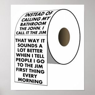 Pôster Vá para o Cartaz Engraçado do Jim