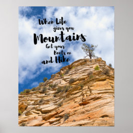 Poster Vá para um Hike