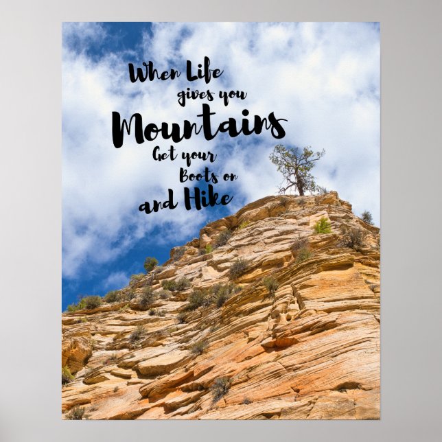 Poster Vá para um Hike (Frente)