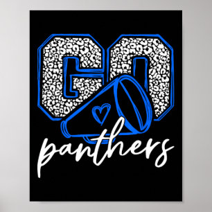 Poster Vá Torcer Panthers Nome Esportivo Escolar Espírito