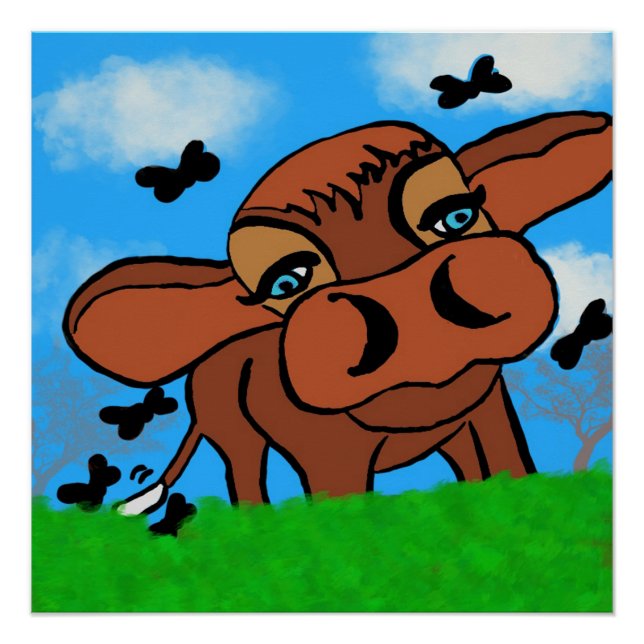 Pôster vaca (Frente)