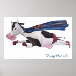 Poster Vaca voladora