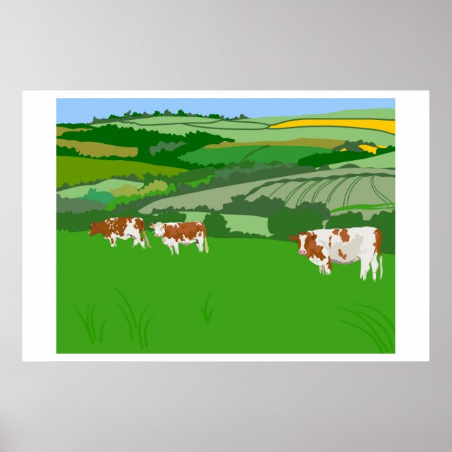 Poster Vacas De Luz (Frente)