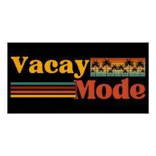 PÔSTER VACAY MODE PAL VACINA FAMÍLIA DE ÁRVORES