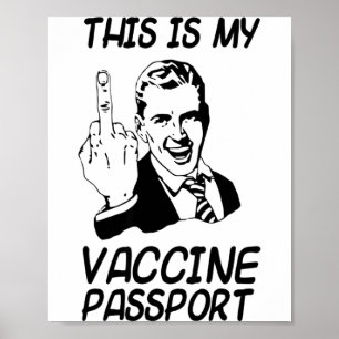 Poster Vacina Engraçada Prt Vacinação Totalmente Vacinada