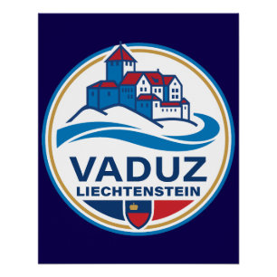 Pôster Vaduz Liechtenstein Europa