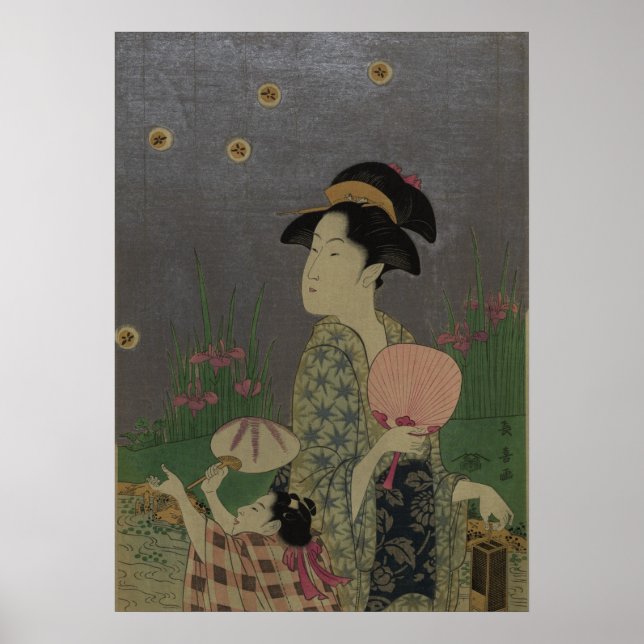 Pôster Vagalumes, 1793 (madeira colorida) (Frente)