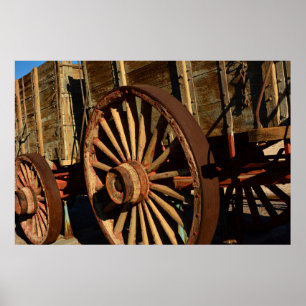 Pôster Vagão antigo do trem da mula