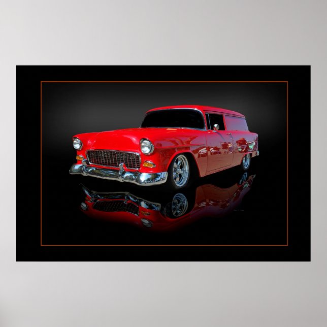 Pôster Vagão do painel de 1955 (Frente)