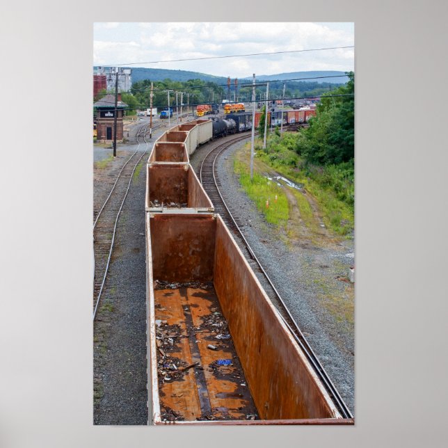 Poster Vagões Vazios de Trem (Frente)