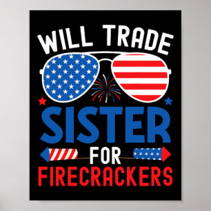 Poster Vai Trocar Irmã Por Firecrackers Engraçado 4º De J