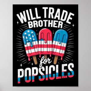 Poster Vai Trocar Irmão Por Picles Meninas Meninos 4