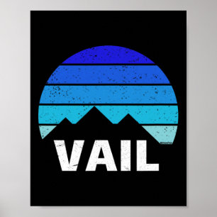 Poster Vail, Colorado Dia do Azulinho