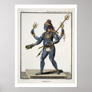 Poster Vairevert, from 'Voyage aux Indes et a la Chine' b