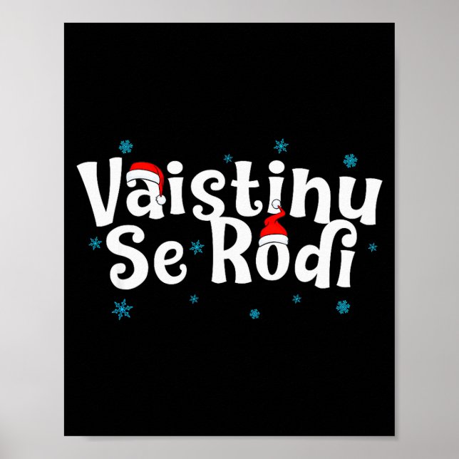 Poster Vaistinu Se Rodi Serbian Christmas  (Frente)
