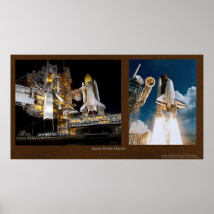 Poster Vaivém espacial Atlantis
