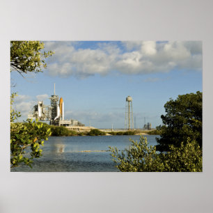 Pôster Vaivém espacial Atlantis e esforço