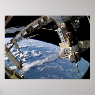 Poster Vaivém espacial Atlantis & ISS (STS-115)