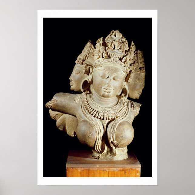 Poster Vajra Tara, Gahadavala dynasty (sandstone) (Frente)