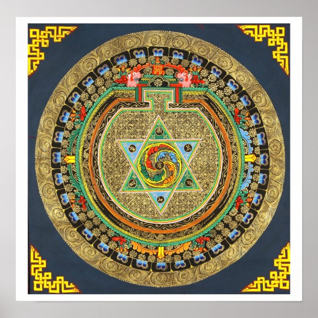 Poster Vajrayogini Mantra Mandala (Frente)