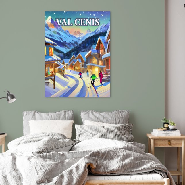 Poster Val Cenis : Émeraude des Alpes, Sérénité Hivernale (Criador carregado)