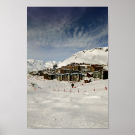 Poster Val Thorens Three Valleys French Alps França