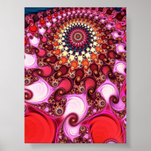 Poster Vale da Cavalo-Marinho de Mandelbrot Fractal Zoom 