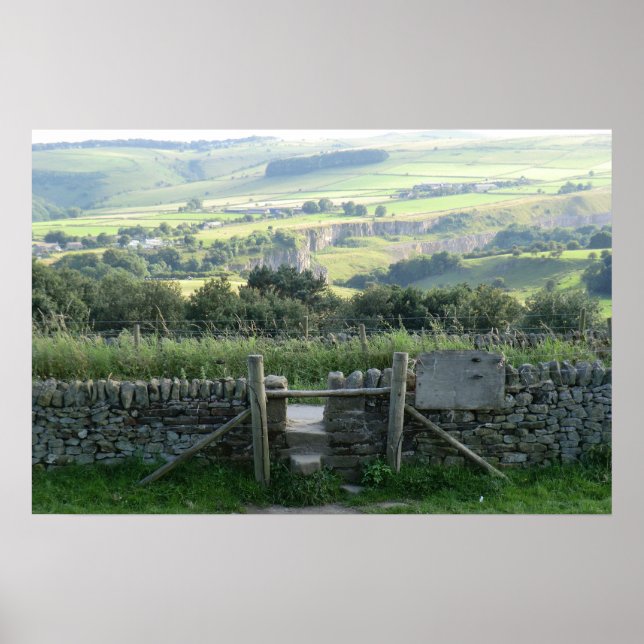 Pôster Vale da Esperança em Derbyshire Dales (Frente)