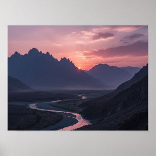 Poster Vale da Montanha e Rio Sinuso