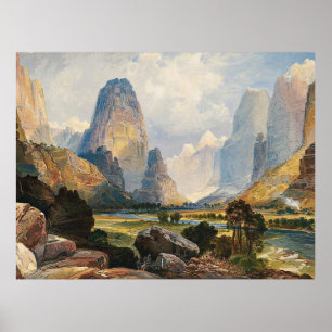 Poster Vale de Águas Balbuciantes Sul de Utah,