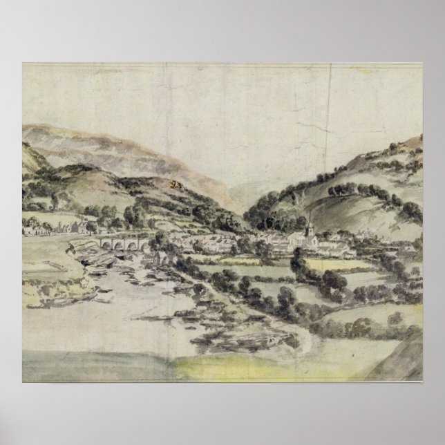 Pôster Vale de Llangollen (c/c no papel) (Frente)