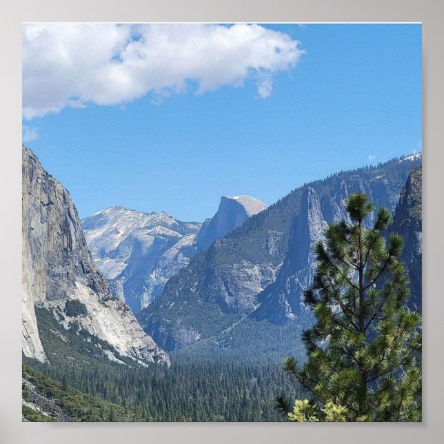 Poster Vale de Yosemite (Frente)