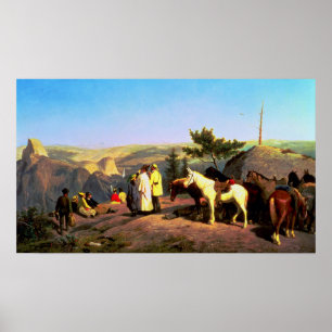 Poster Vale de Yosemite a partir de Glacier Point 1874 