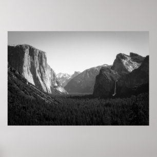 Pôster Vale de Yosemite da opinião do túnel