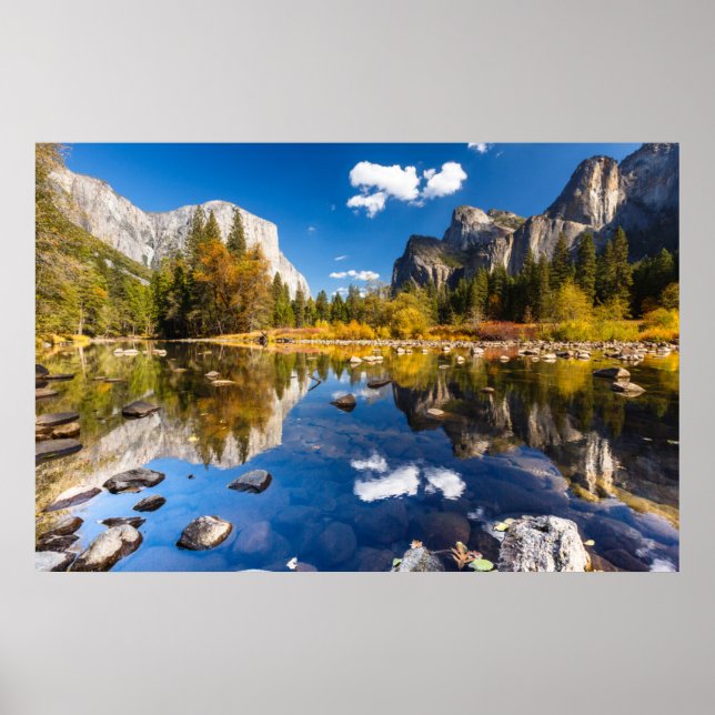 Poster Vale de Yosemite em outono (Frente)