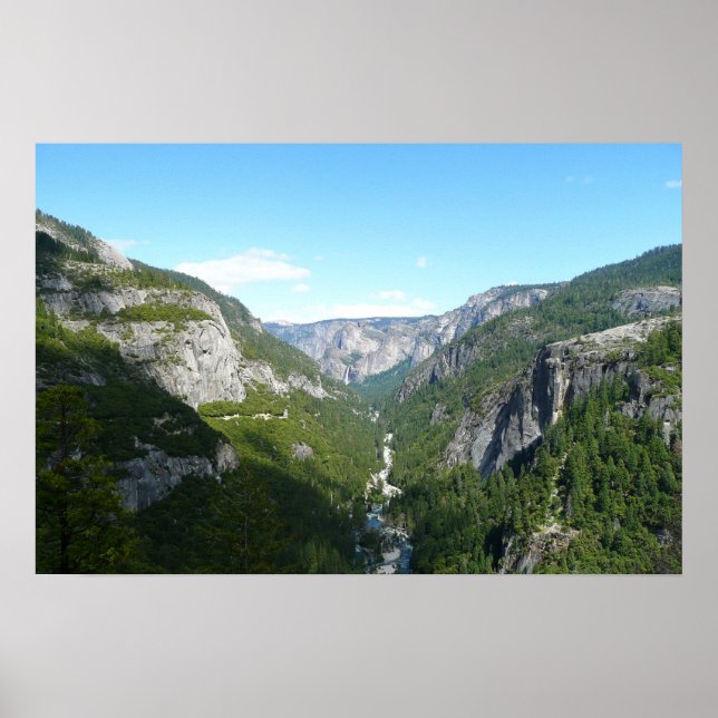 Poster Vale de Yosemite no Parque Nacional de Yosemite (Frente)