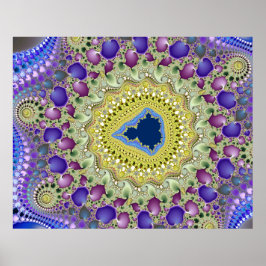 Poster Vale do Elefante Mandelbrot Fractal